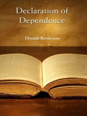 cover image of Declaration of Dependence